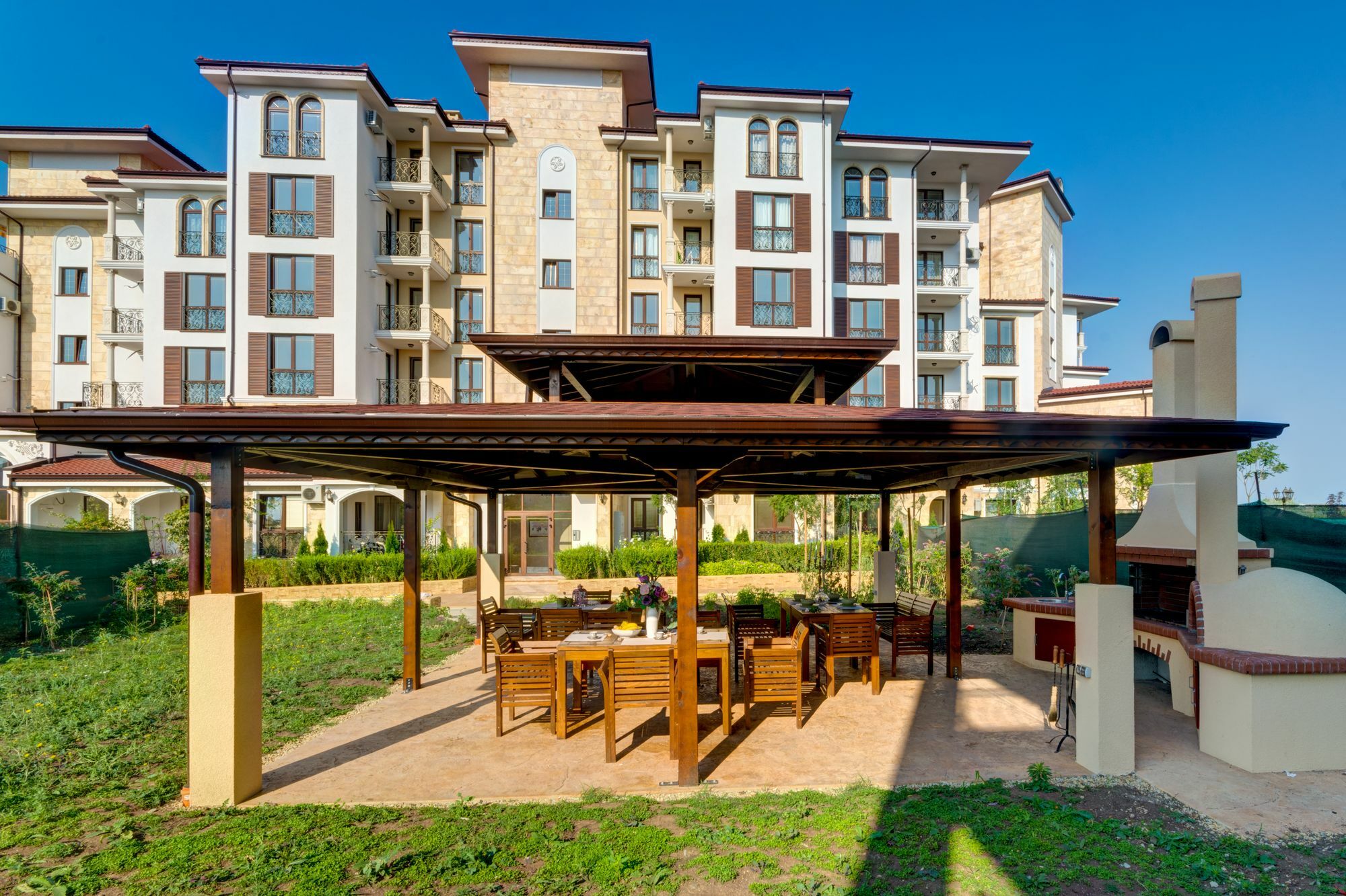Apartments In Complex Poseidon 内塞伯尔 外观 照片