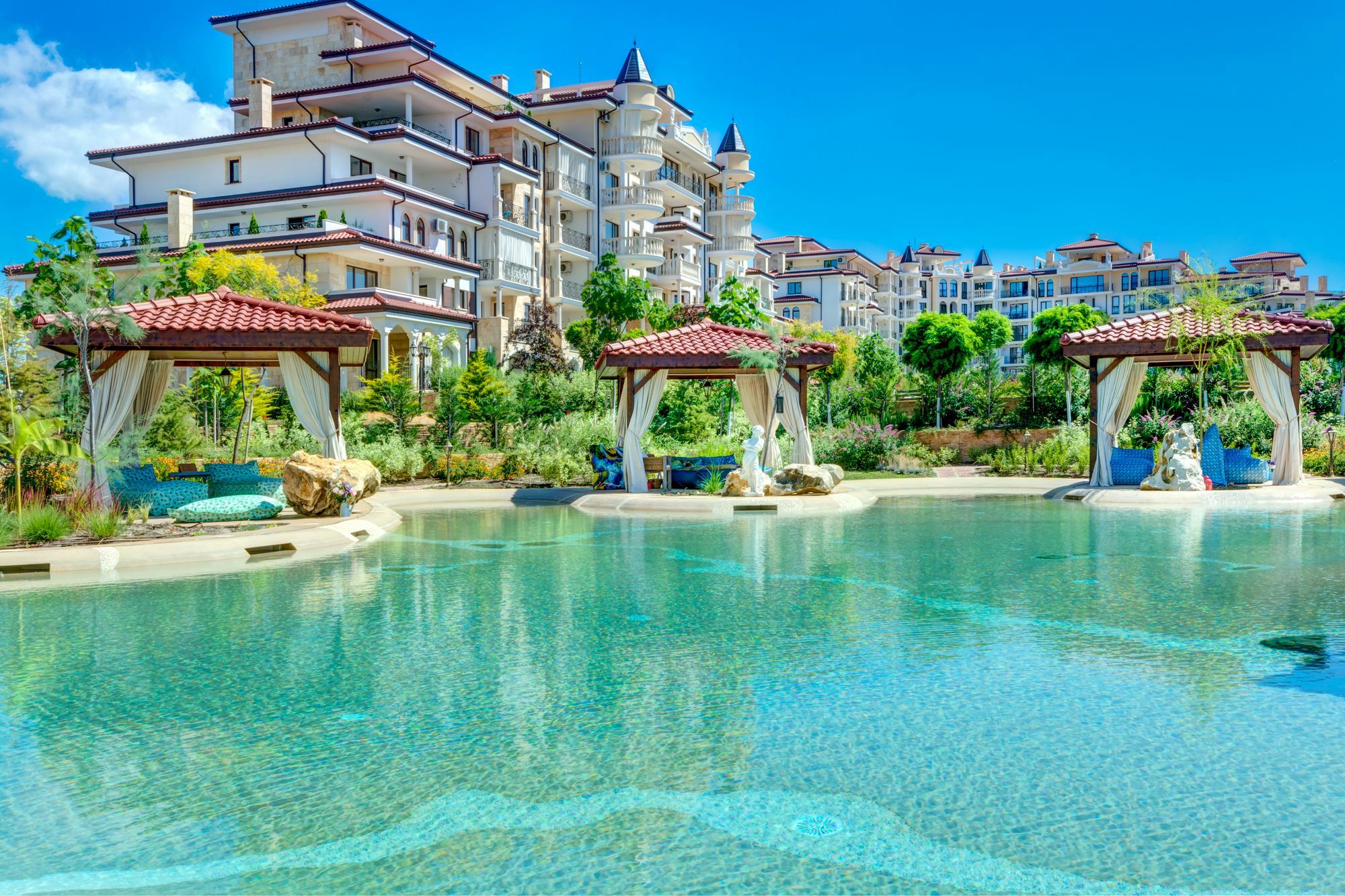 Apartments In Complex Poseidon 内塞伯尔 外观 照片